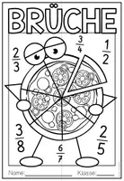 Vorschau - Mal- und Bastelvorlagen - BRÜCHE - Lapbook - Seite 3