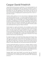 Vorschau - Arbeitsblätter - Steckbrief Caspar David Friedrich + Informationsblatt für Schüler - Seite 3