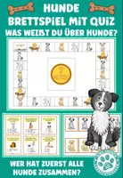 Vorschau - Stationenlernen - Hunde Brettspiel mit Quiz Hundewissen Grundschule Sachunterricht Schulhund - Deckblatt