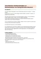 Vorschau - Arbeitsblätter - Dramenanalyse Georg Büchner Woyzeck - verschiedene Materialien - Seite 1