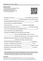 Vorschau - Arbeitsblätter - Arbeitsblätter zum Thema "Blüte" + Lösung & MP3 + Infografik - Deckblatt