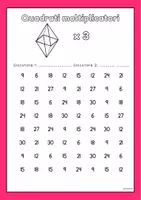 anteprima - Esercizi - Gioco Quadrati Moltiplicatori (TABELLINE) - Pagina 3