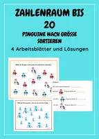 Vorschau - Aufgabenkarten - Zahlenraum bis 20 Pinguine und Schneemänner nach Merkmalen sortieren - Deckblatt