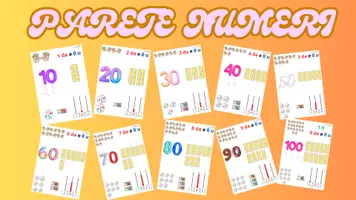 anteprima - Altro tipo di materiale - Parete dei numeri da 10 a 100 - Pagina di copertina