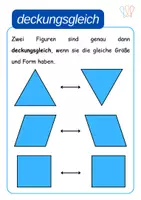 Vorschau - Anderer Materialtyp - Wortspeicher Symmetrie, Deckungsgleichheit, Maßstab, Vergößern, Verkleinern (A4/A4) (Klasse 3,4) - Seite 1