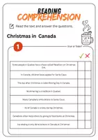 Vorschau - Arbeitsblätter - Reading Comprehension - Christmas in Canada + Solutions - Seite 2
