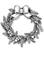 Vorschau - Arbeitsblätter - Weihnachtskranz zum Ausmalen Weihnachten Kranz Winterkranz - Seite 2