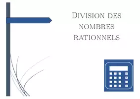 Aperçu - Feuilles d'exercices - Division des nombres rationnels | mathématiques | 26 colonnes - Page 1