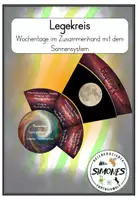 Vorschau - Unterrichtsreihen - Legekreis: Wochentage Herkunft im Zusammenhang mit dem Sonnensystem - Deckblatt