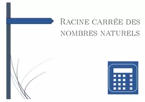 Aperçu - Feuilles d'exercices - Racine carrée des nombres naturels | mathématiques | 26 colonnes - Page 1