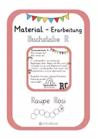 Vorschau - Arbeitsblätter - Material zur Erarbeitung: Buchstabe R - Deckblatt