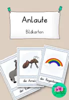 Vorschau - Bildkarten - Anlaute Bildkarten - Deckblatt