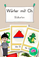 Vorschau - Bildkarten - Bildkarten- Laut Ch - Wortschatz bauen - Deckblatt