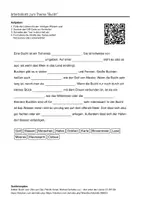 Vorschau - Arbeitsblätter - Arbeitsblätter zum Thema "Bucht" (Lückentext, Hörverstehen) + Lösung & MP3 - Deckblatt