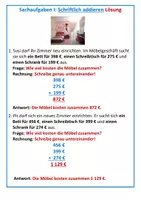 Vorschau - Arbeitsblätter - Materialpaket (Sachaufgaben zu den Grundrechenarten) - Seite 3