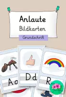 Vorschau - Merkblätter - Anlautplakate Grundschrift - Deckblatt