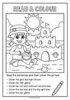 Vorschau - Arbeitsblätter - Read and Colour Summer Englisch Klasse 5 - Seite 2