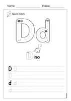Vorschau - Arbeitsblätter - Der Buchstabe „Dd“, ABC - Seite 2