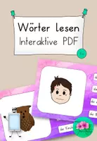 Vorschau - Interaktives Material - Wörter lesen interaktiv - Lautverbindung Eu - Deckblatt