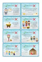 Vorschau - Spiele - Christmas Story - "True or False?" Card Sort - Seite 2
