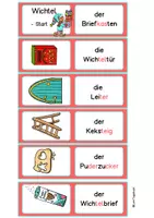 Vorschau - Unterrichtsreihen - Paket Klasse 1, Mathe, Deutsch, Kunst, Wichtel, Wichteltür Weihnachten - Seite 2