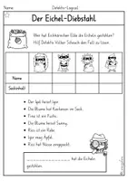 Vorschau - Arbeitsblätter - herbstliche Detektiv - Logicals - Seite 3