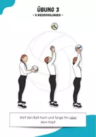 Vorschau - Stationenlernen - Volleyball ⎮ Ballgewöhnung (10 Stationskarten) - Seite 3