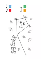 Vorschau - Arbeitsblätter - Musikunterricht Notenlehre Arbeitsblatt Spiel - Seite 1