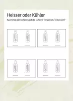Vorschau - Arbeitsblätter - Heisser oder Kühler - Seite 1