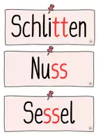 Vorschau - Stationenlernen - Lernwörter mit Doppelkonsonanten Teil 2 - Materialpaket - Seite 3