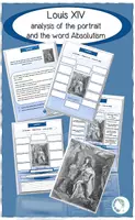 Vorschau - Stundenentwürfe - Geschichte bilingual-Louis XIV-portrait-analysis-Absolutism - Deckblatt
