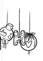 Vorschau - Mal- und Bastelvorlagen - Printables zu Weihnachten zum Ausmalen - Seite 2