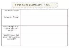 Vorschau - Stundenentwürfe - Reflexionsbogen Referendariat - Seite 3