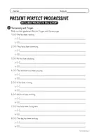 Vorschau - Arbeitsblätter - Present perfect progressive - Seite 3
