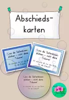 Vorschau - Mal- und Bastelvorlagen - Abschiedkarten Seifenblasen - mit Wir- Version - Deckblatt