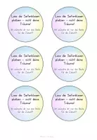Vorschau - Mal- und Bastelvorlagen - Abschiedkarten Seifenblasen - mit Wir- Version - Seite 3