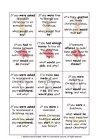 Vorschau - Arbeitsblätter - Christmas mingle: "What if..." Conversation prompts - Seite 2