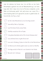 Vorschau - Arbeitsblätter - Leserätsel / Logicals - Winter und Weihnachten (Teil 2) - Seite 3