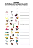 Vorschau - Arbeitsblätter - Compound Noun Exercise Worksheet / Wortschatzarbeit - Seite 2