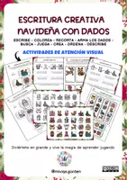 Vista previa - Juegos / Gamificación - Escritura Creativa Navidad con Dados @miviqs.garden - Portada