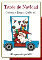 Vista previa - Manualidades / Dibujos para colorear - Disfruta una tarde de Navidad entre juegos y colores - Portada