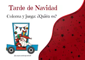 Vista previa - Manualidades / Dibujos para colorear - Disfruta una tarde de Navidad entre juegos y colores - página 1
