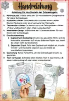 Vorschau - Arbeitsblätter - Schneekugel: Schreibanlass (Wunschzettel & Weihnachtskarte) - Seite 1