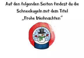 Vorschau - Arbeitsblätter - Schneekugel: Schreibanlass (Wunschzettel & Weihnachtskarte) - Seite 2
