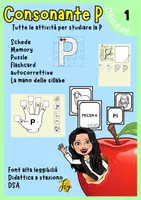 anteprima - Esercizi - P - le consonanti. Pacchetto materiali - Pagina di copertina