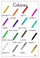 Vorschau - Poster - Spanisch Wortspeicher Colores - Seite 1