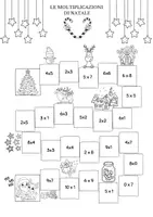 anteprima - Materiale di supporto/inclusione - MOLTIPLICAZIONI DI NATALE - Pagina di copertina