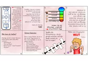 Vorschau - Arbeitsblätter - Faltbuch Wut (Regulationsstrategien) - Seite 1