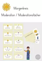 Vorschau - Bildkarten - Morgenkreis Moderationskarten / Moderationsfächer - Deckblatt
