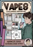Vorschau - Unterrichtsreihen - Vapes / Vapen | Unterrichtsmaterial Klasse 7-9 | Prävention - Deckblatt